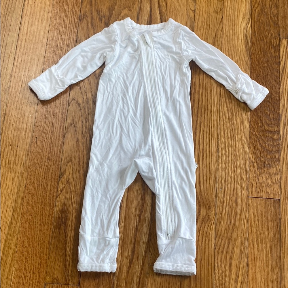 Kozy and Co White Bamboo Pajamas